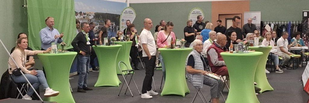 VIP-Ecke Förderkreis Neuseenland-Volleys